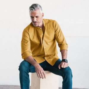 1Pcs round neck premium Mens Shirt (Kathali)