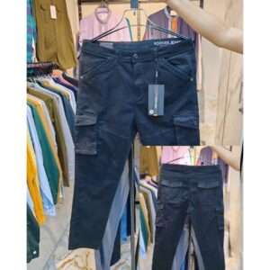 MEN’S 6 POCKET WOVEN MOBILE PANT (BLACK)