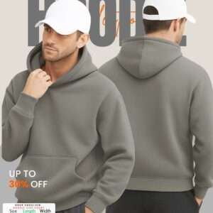 Mens Drop Shoulder Hoodie